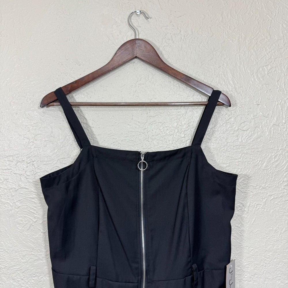 Vtg Y2K 90s Justify Romper Lg Cargo Utility Gothic Emo Street Grunge Deadstock - Picture 2 of 14